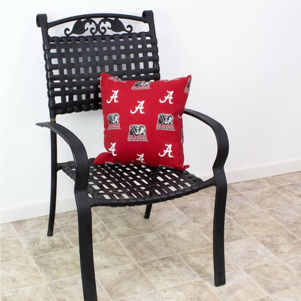 Alabama Crimson Tide Red Pillow Cover - Picture 2 of 3